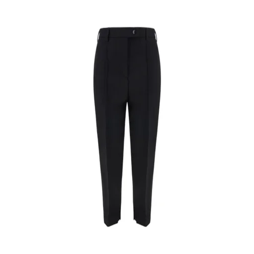 Prada High-Waist Tapered-Leg Trousers