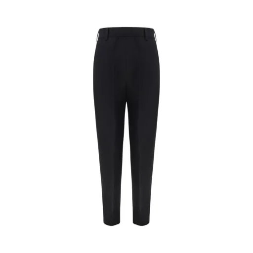 Prada High-Waist Tapered-Leg Trousers