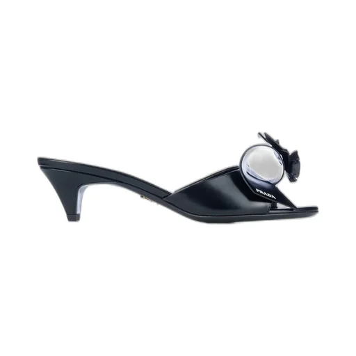 Prada Low-Heeled Slip-On Sandals
