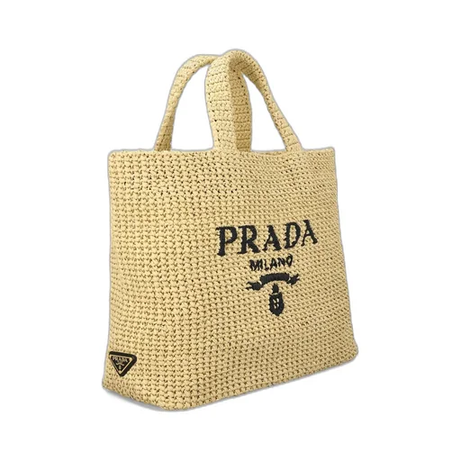 Prada Logo-Embroidered Tote Bag