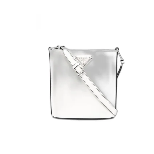 Prada Logo Plaque Buckle Bag