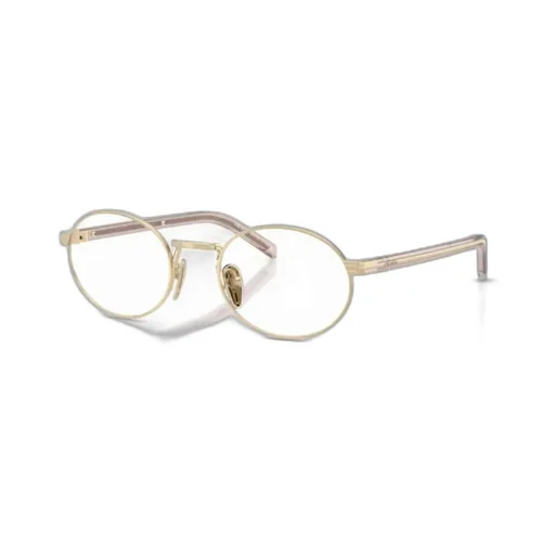 Prada Eyewear Oval Frame Glasses