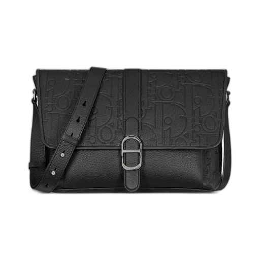 Large Dior Daily Messenger Bag With Flap