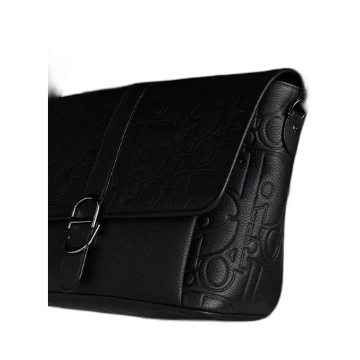 Large Dior Daily Messenger Bag With Flap