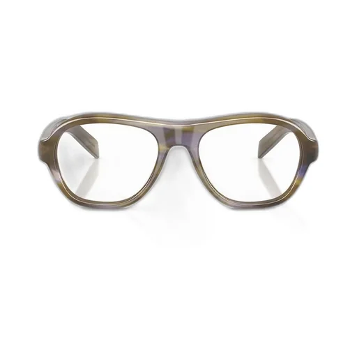 Prada Eyewear Oval Frame Glasses