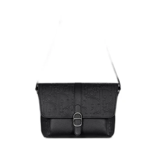 Large Dior Daily Messenger Bag With Flap