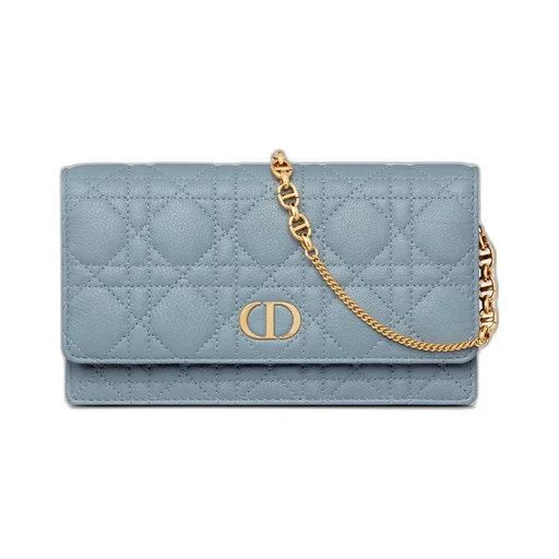 Dior Caro Pouch With Chain