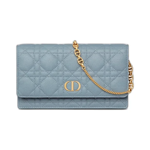 Dior Caro Pouch With Chain