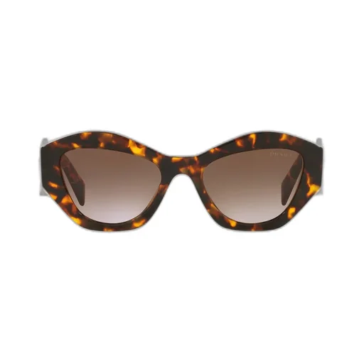 Prada Eyewear Logo-Printed Angular-Frame Sunglasses