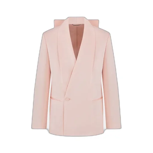 Jacket With Shawl Collar And Removable Bow