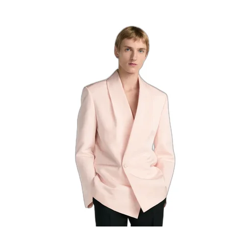 Jacket With Shawl Collar And Removable Bow