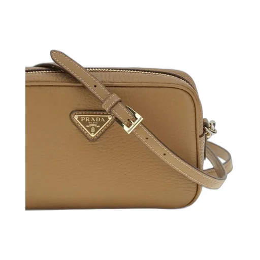 Prada Triangle-Logo Zipped Crossbody Bag