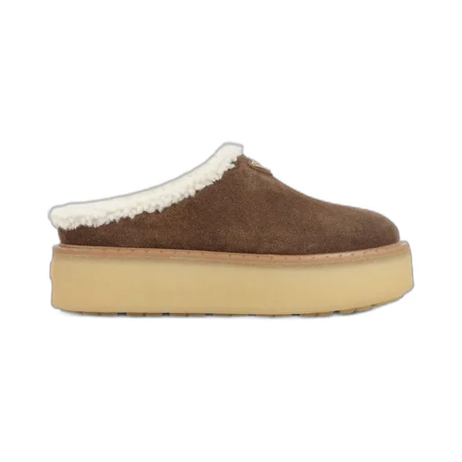 Prada Triangle-Logo Round-Toe Mules