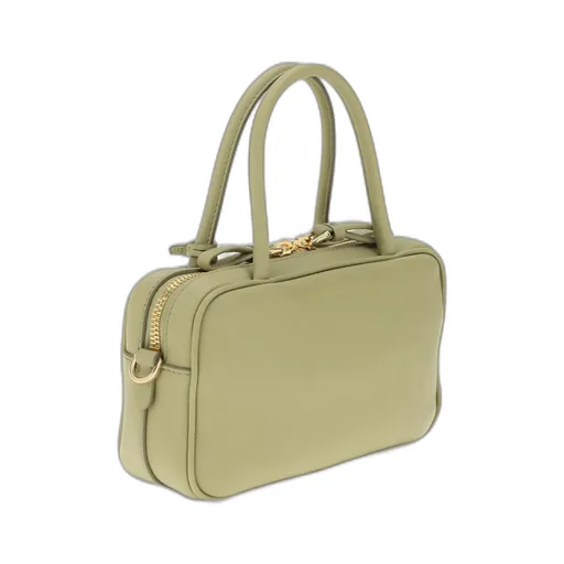 Prada Triangle-Logo Zipped Handbag
