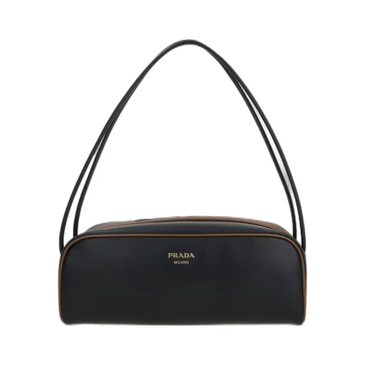Prada Logo-Printed Zipped Shoulder Bag