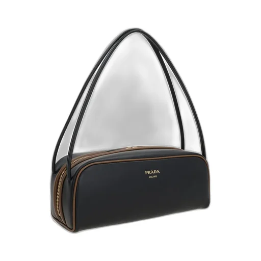 Prada Logo-Printed Zipped Shoulder Bag