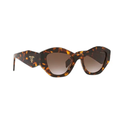 Prada Eyewear Logo-Printed Angular-Frame Sunglasses