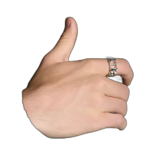 Cd Icon Chain Link Ring