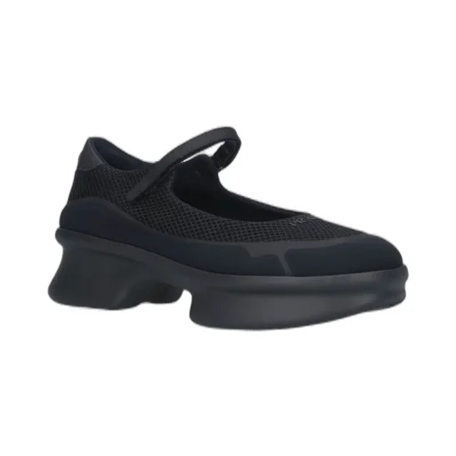Prada Round-Toe Mesh Ballerinas