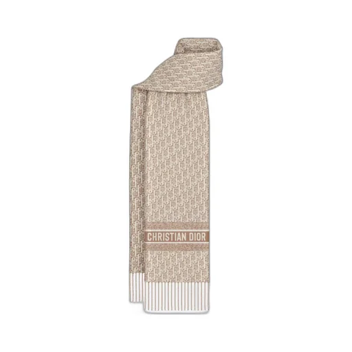 Dior Oblique Natte Scarf