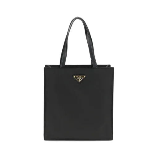 Prada Re-Nylon Triangle-Logo Tote Bag