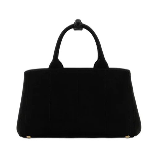 Prada Logo-Embroidered Large Handbag
