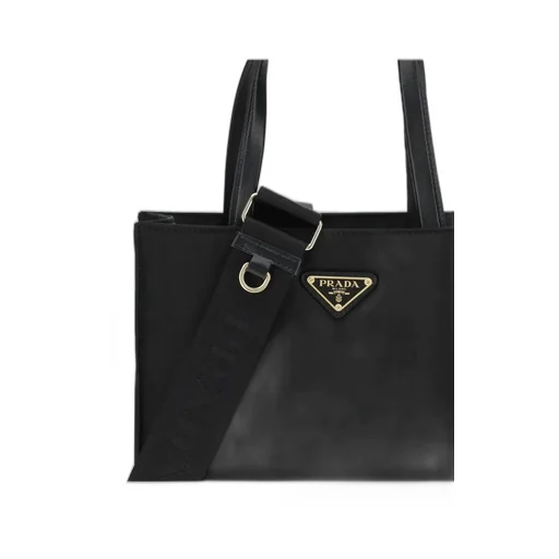 Prada Re-Nylon Triangle-Logo Tote Bag