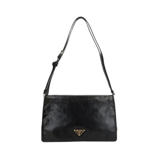 Prada Triangle-Logo Shoulder Bag