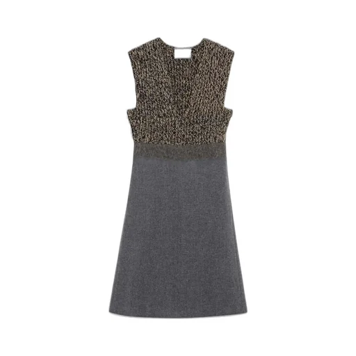 Prada Plunging V-Neck Sleeveless Dress