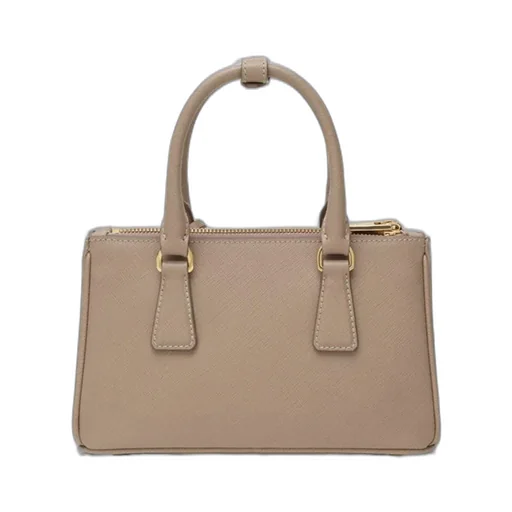 Prada Triangle-Logo Tote Bag