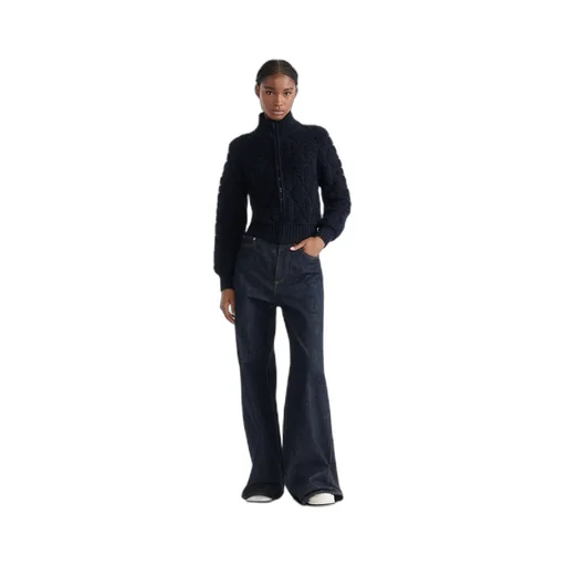 Dioralps Macrocannage Zipped Cardigan