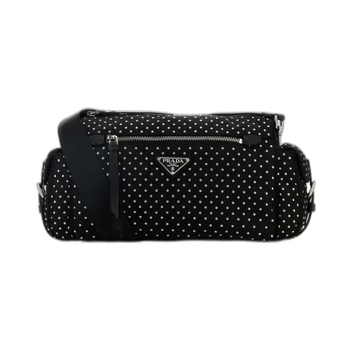 Prada Embellished Zipped Shoulder Bag