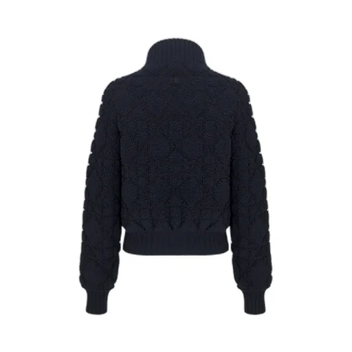 Dioralps Macrocannage Zipped Cardigan