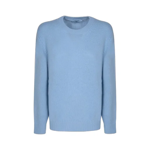 Prada Long-Sleeved Crewneck Knitted Jumper