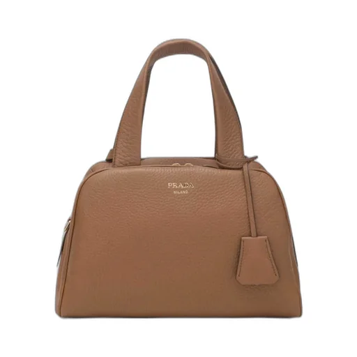 Prada Zip-Up Medium Top Handle Bag