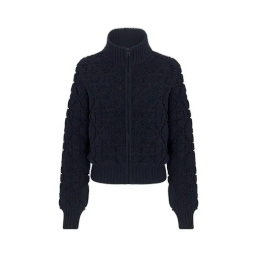 Dioralps Macrocannage Zipped Cardigan