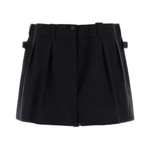 Prada Chevron Pleated Shorts