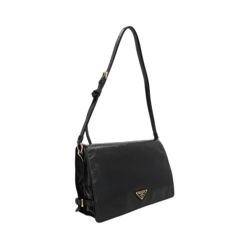 Prada Triangle-Logo Shoulder Bag