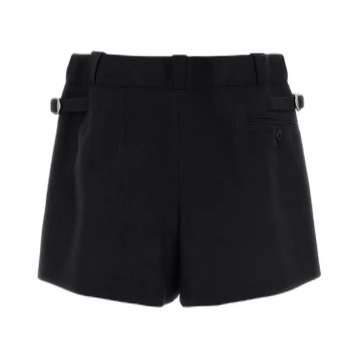 Prada Chevron Pleated Shorts