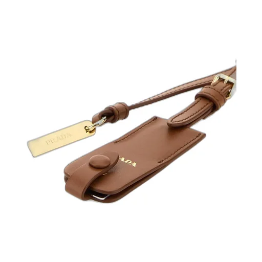 Prada Logo-Engraved Keyring