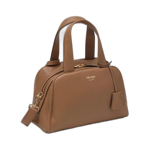 Prada Zip-Up Medium Top Handle Bag