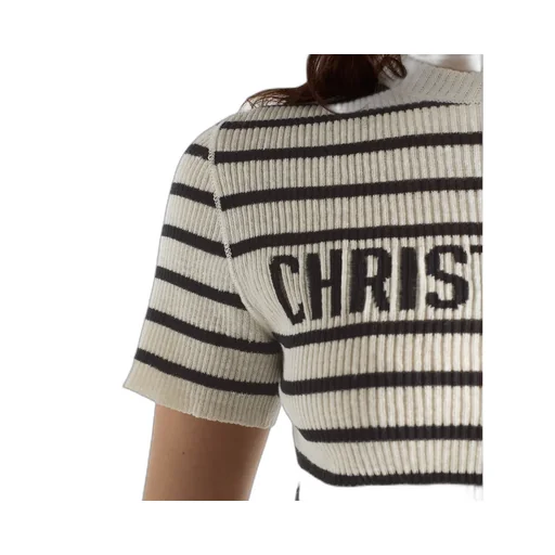 Dioriviera Cropped Short-Sleeved Sweater