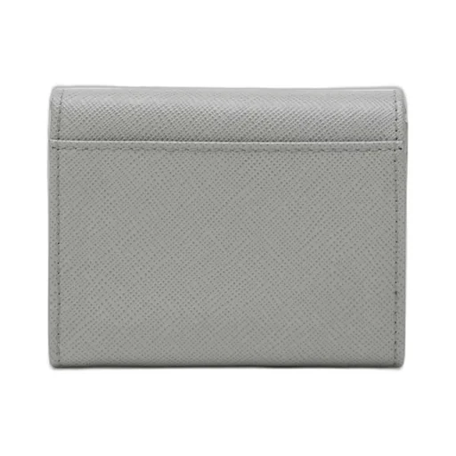 Prada Triangle-Logo Tri-Fold Wallet