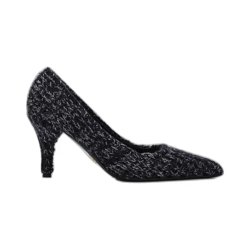 Prada Knitted Pointed-Toe Pumps