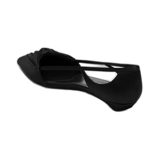 Prada Logo Printed Cut-Out Detailed Ballerinas