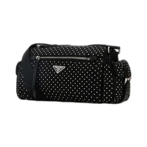 Prada Embellished Zipped Shoulder Bag