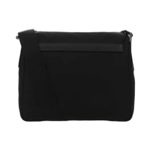 Prada Logo Plaque Zipped Shoulder Bag