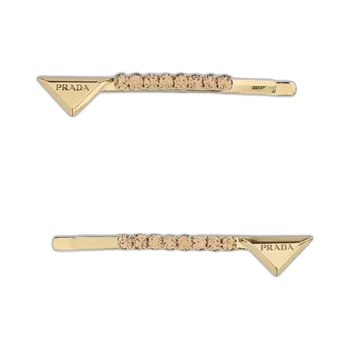Prada Embellished Hair Slides