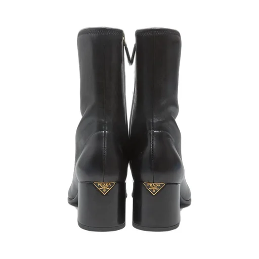 Prada Zip-Up Ankle Boots