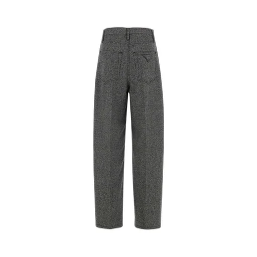 Prada Triangle-Patch Pleat-Detailed Trousers
